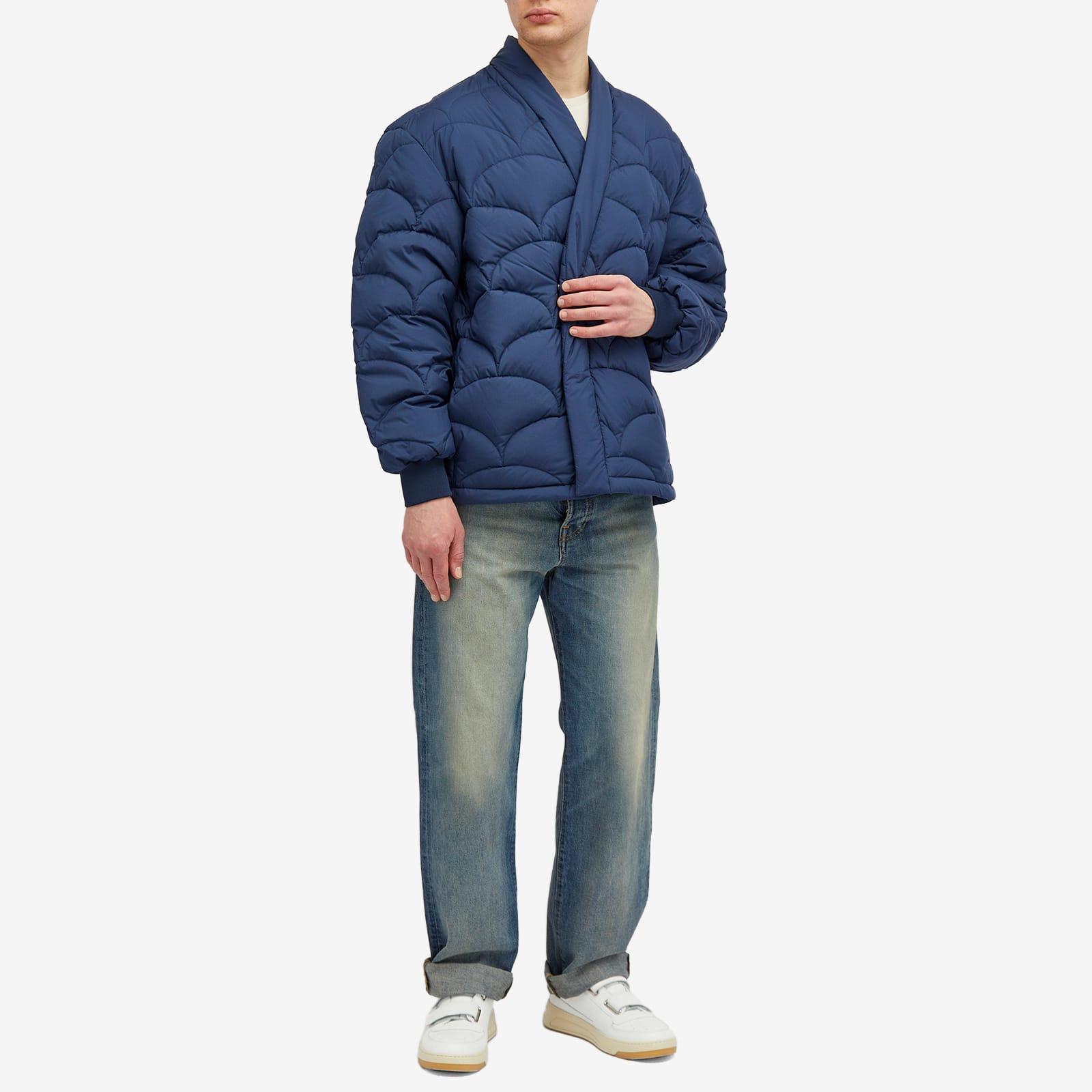 KENZO Kimono Down Jacket in Blue for Men | Lyst