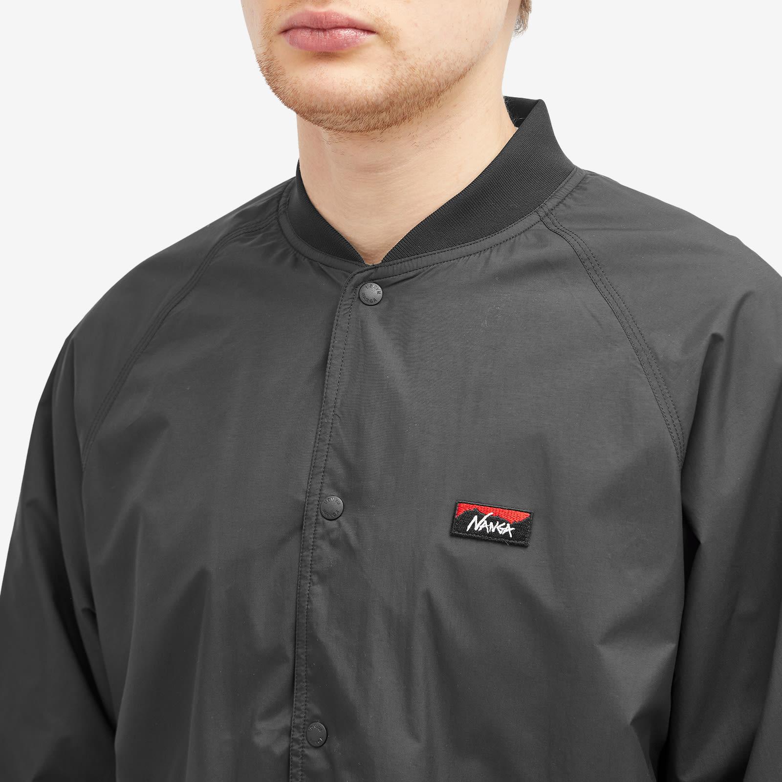 NANGA Rib Collar Coach Jacket in Gray for Men | Lyst