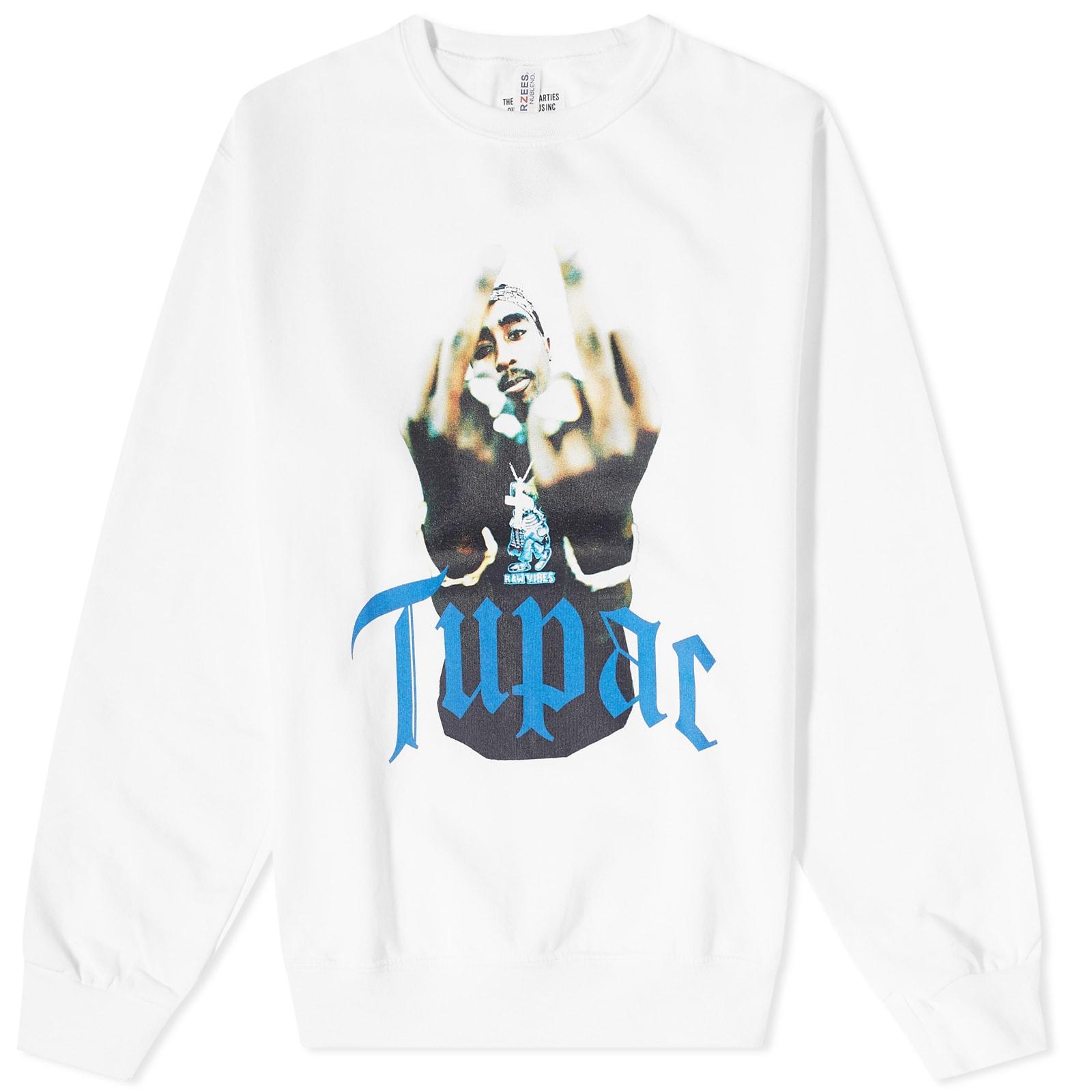 Wacko Maria Tupac Crew Neck Sweater in White for Men   Lyst Australia