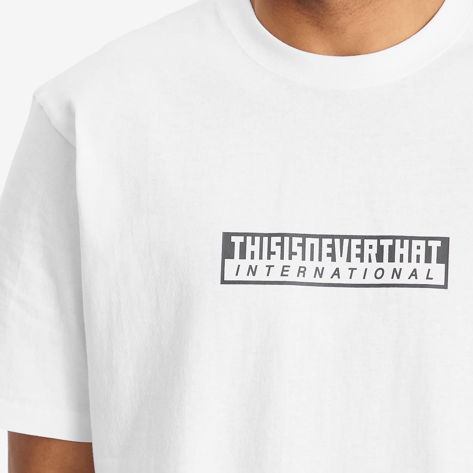 ★thisisneverthat★ TNT International Tee White TN251TTSST11 thisisneverthat Tropical Never Tee | Apparel » Buy online now!