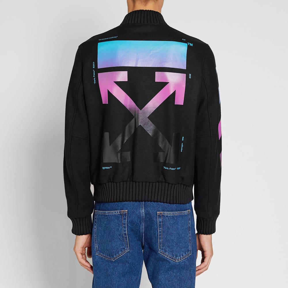 off white denim jacket gradient