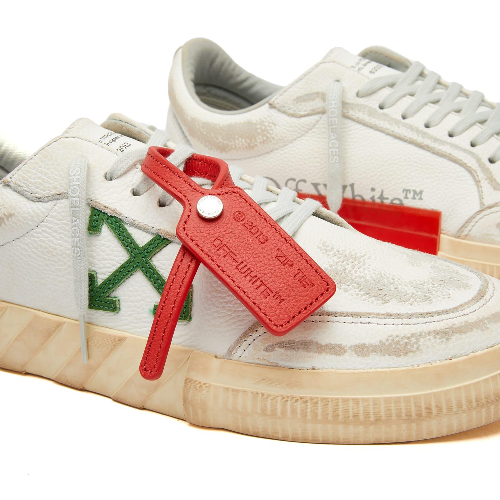 Off-White c/o Virgil Abloh Off- Low Vulcanised Distressed Leather 