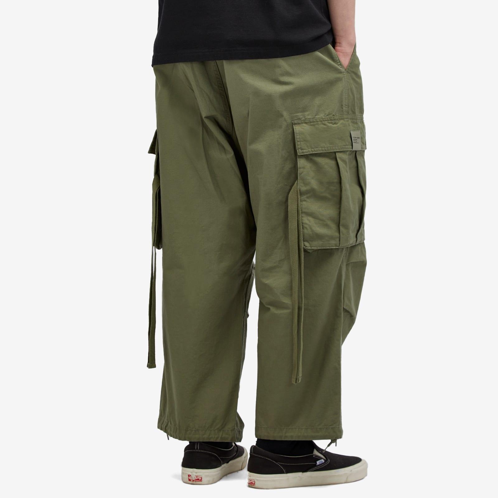 Neighborhood Wide Cargo Pants in Green for Men | Lyst UK