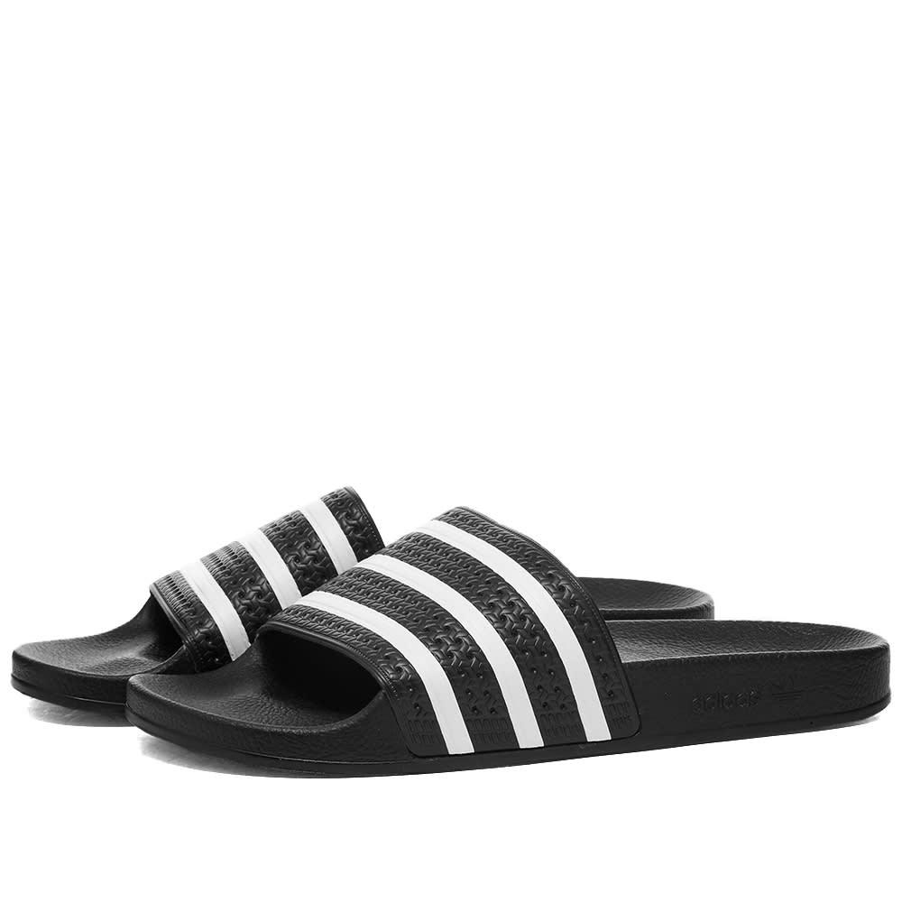 adidas adilette slides black