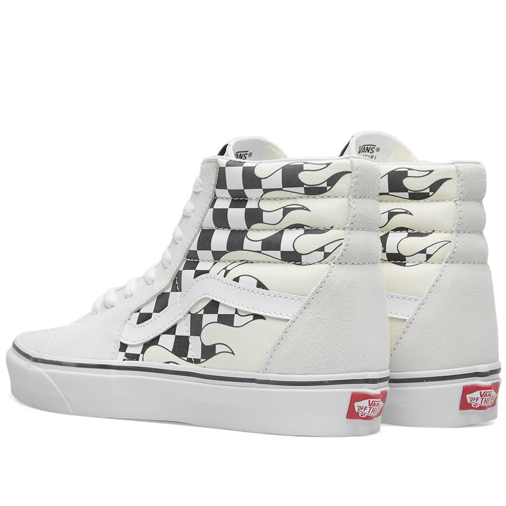 vans with flames and checkers
