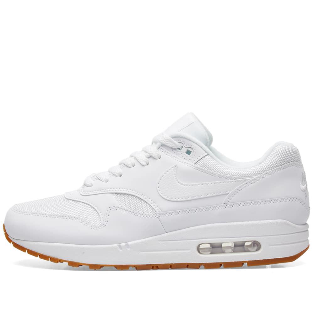 Nike Suede Air Max 1 Sneaker in White for Men - Lyst