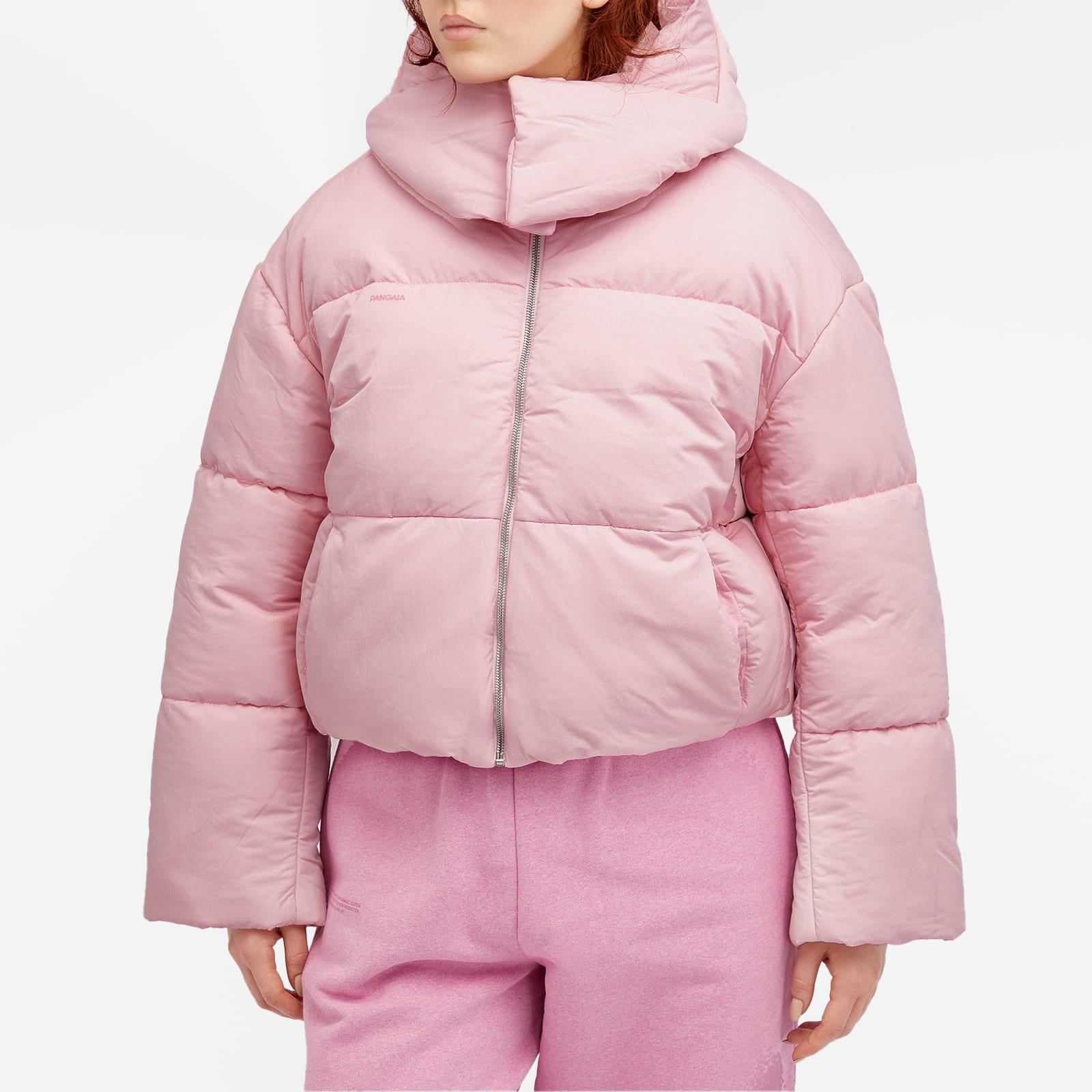 Pangaia Cropped Puffer Coat Womens Women's Yellow Vegan Recycled