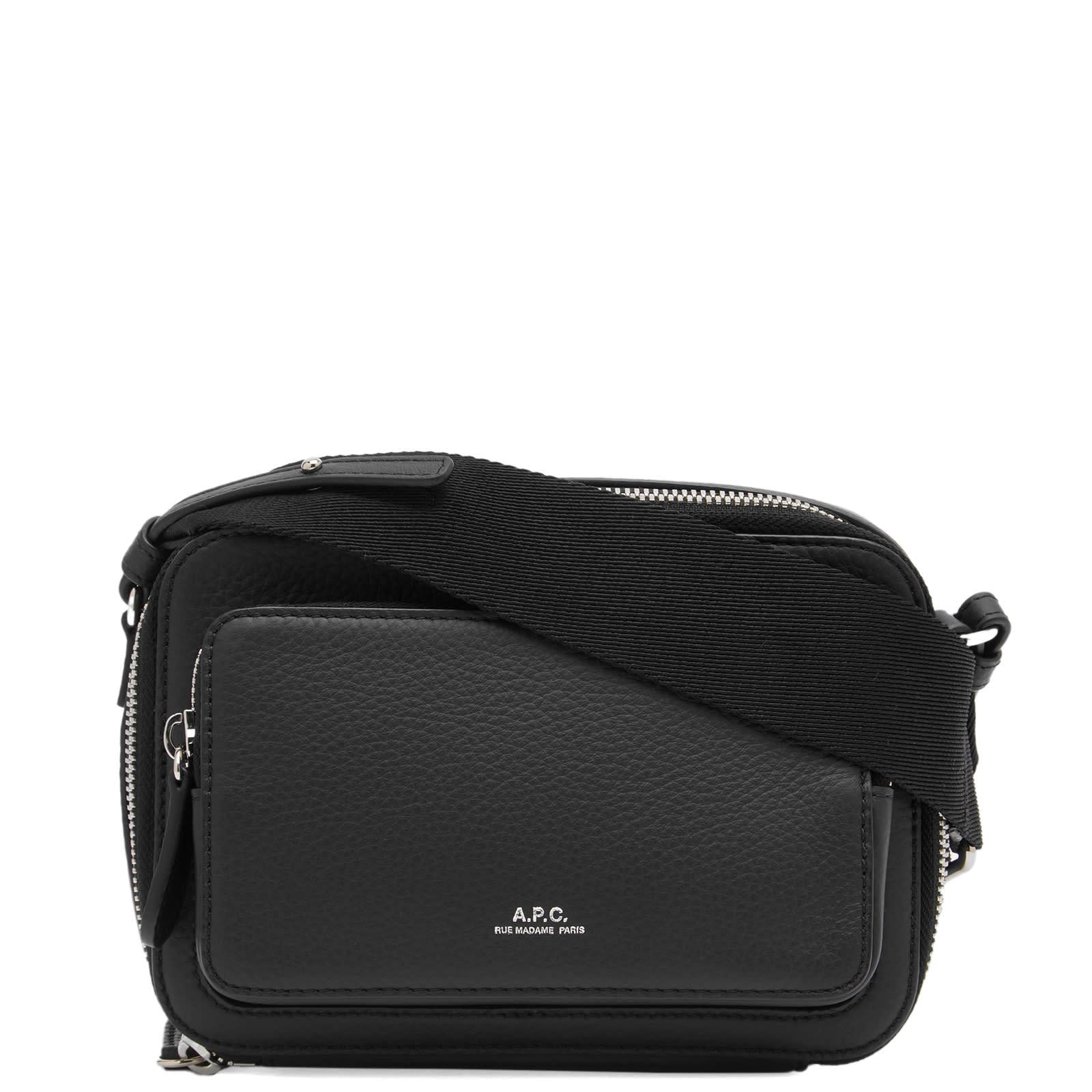 A.P.C. Soho Camera Bag in Black for Men | Lyst