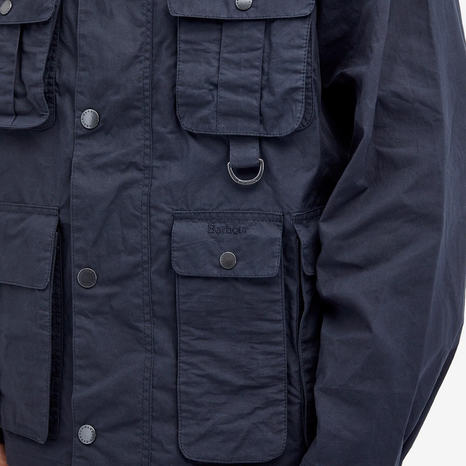 Barbour Heritage + Modified Transport Casual Jacket in Blue