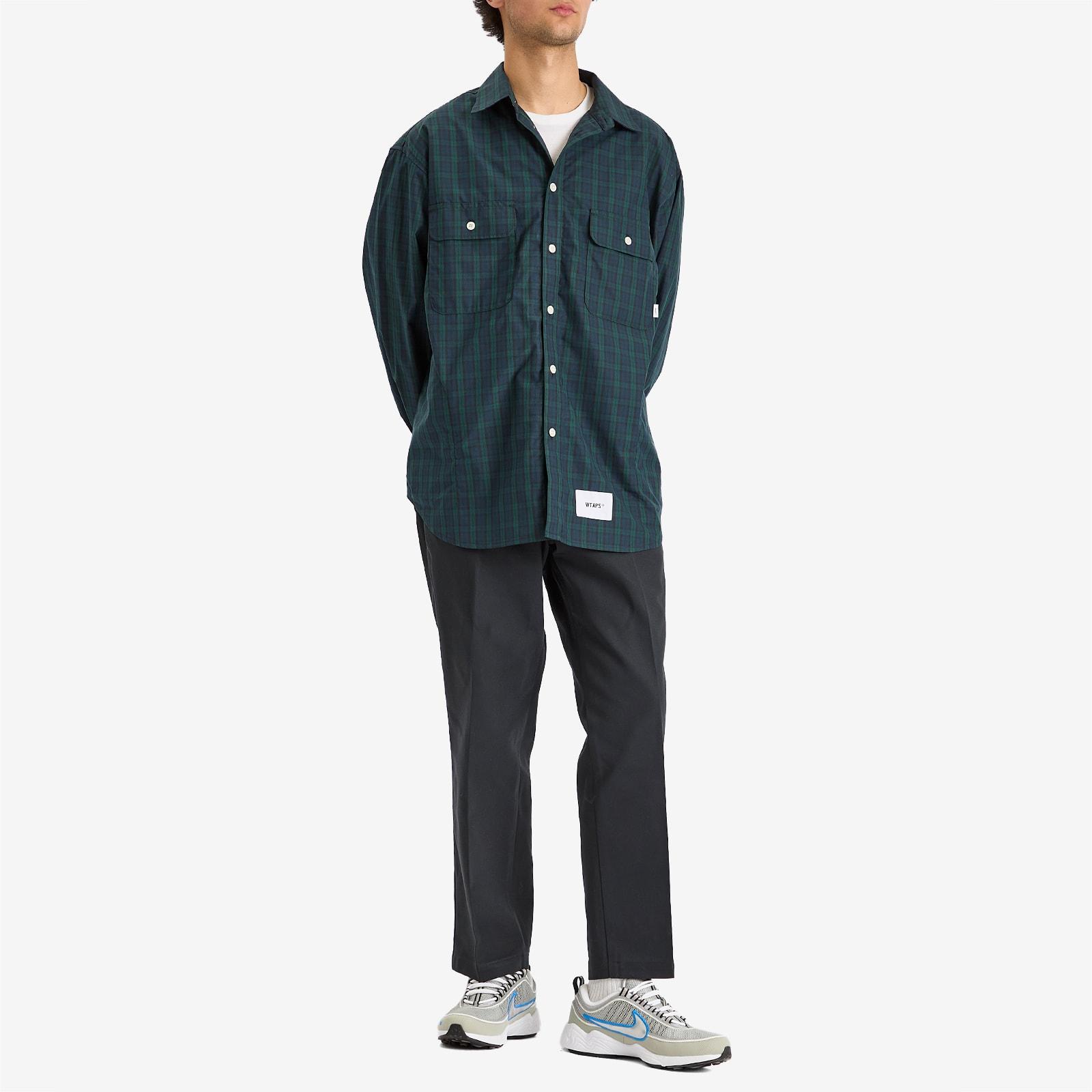 WTAPS Broadcloth Watch Check Shirt in Blue for Men | Lyst