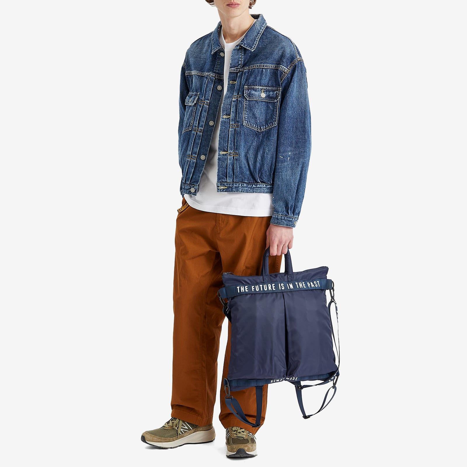 バッグ HUMAN MADE MINI HELMET BAG - NAVY / F Human Made Mini Helmet Bag Navy - | ORIGINALFOOK