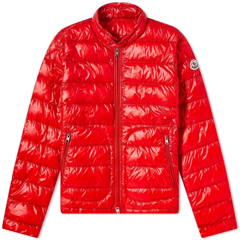 Moncler Acorus Lightweight Down Jacket in Red for Men | Lyst