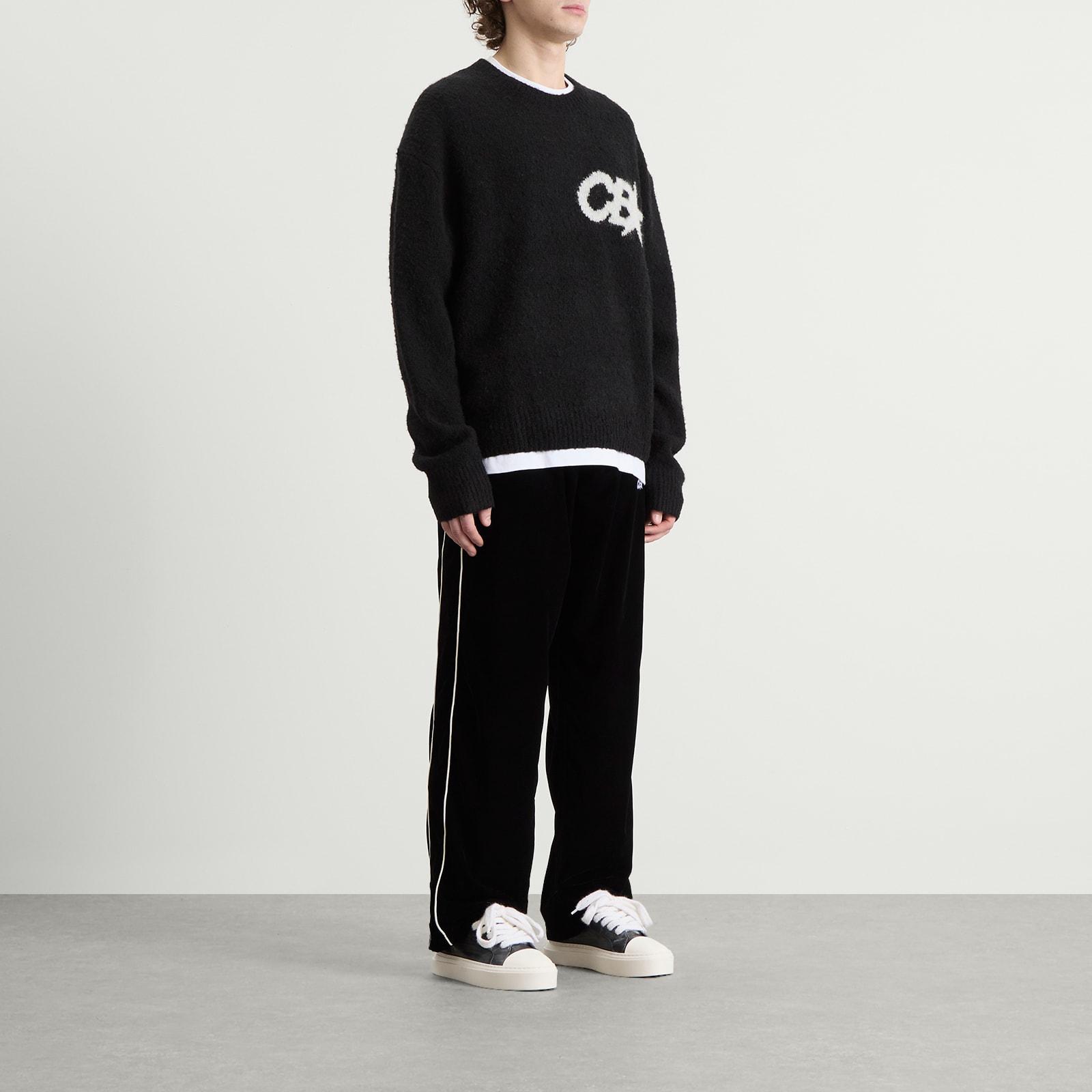 Cole Buxton Cb Star Knit Sweater in Black for Men | Lyst UK