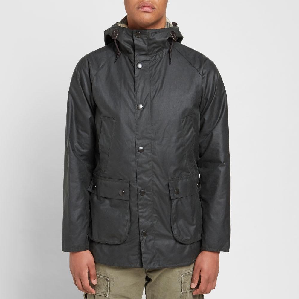 barbour sl bedale hooded wax
