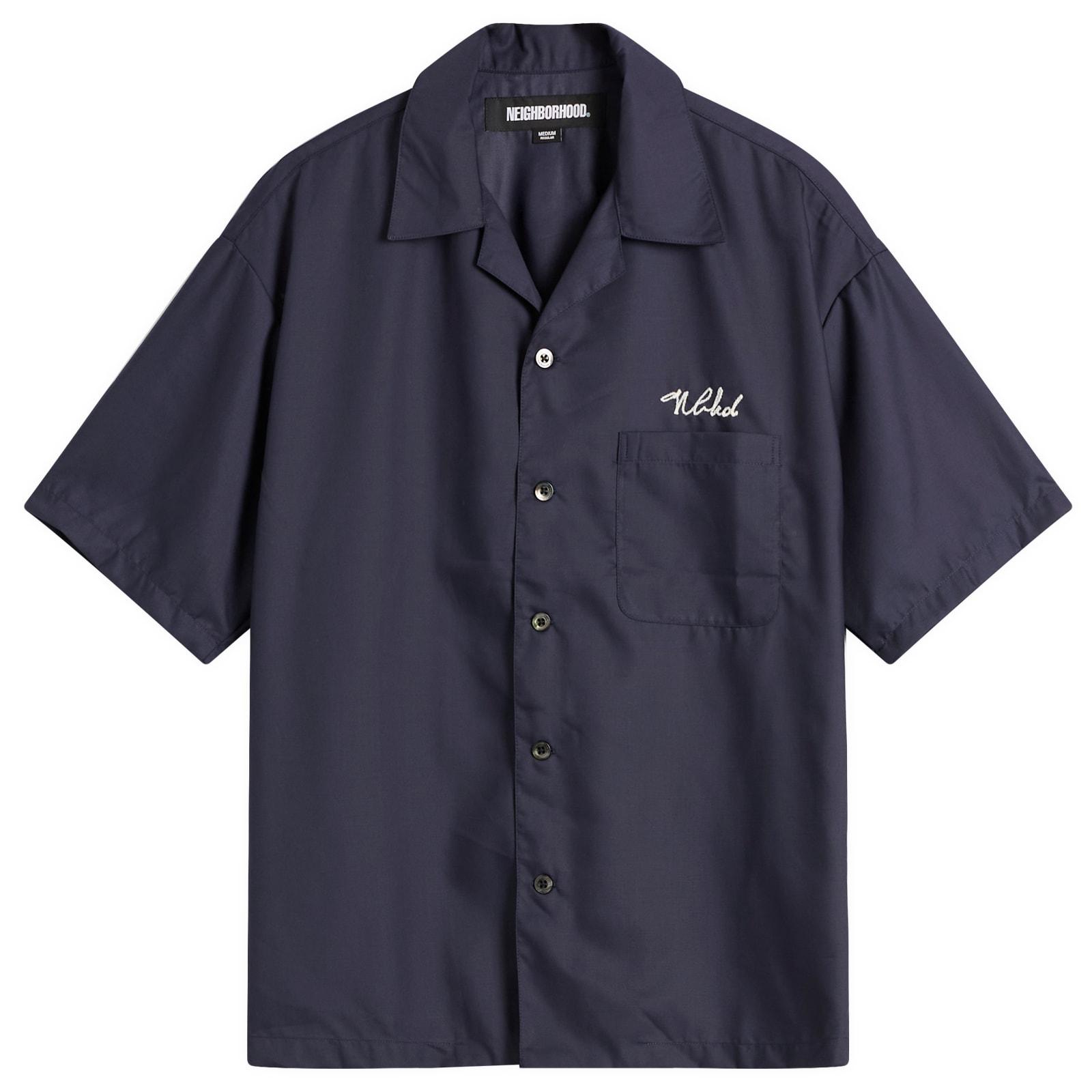 Neighborhood Solid Hawaiian Shirt in Blue for Men | Lyst