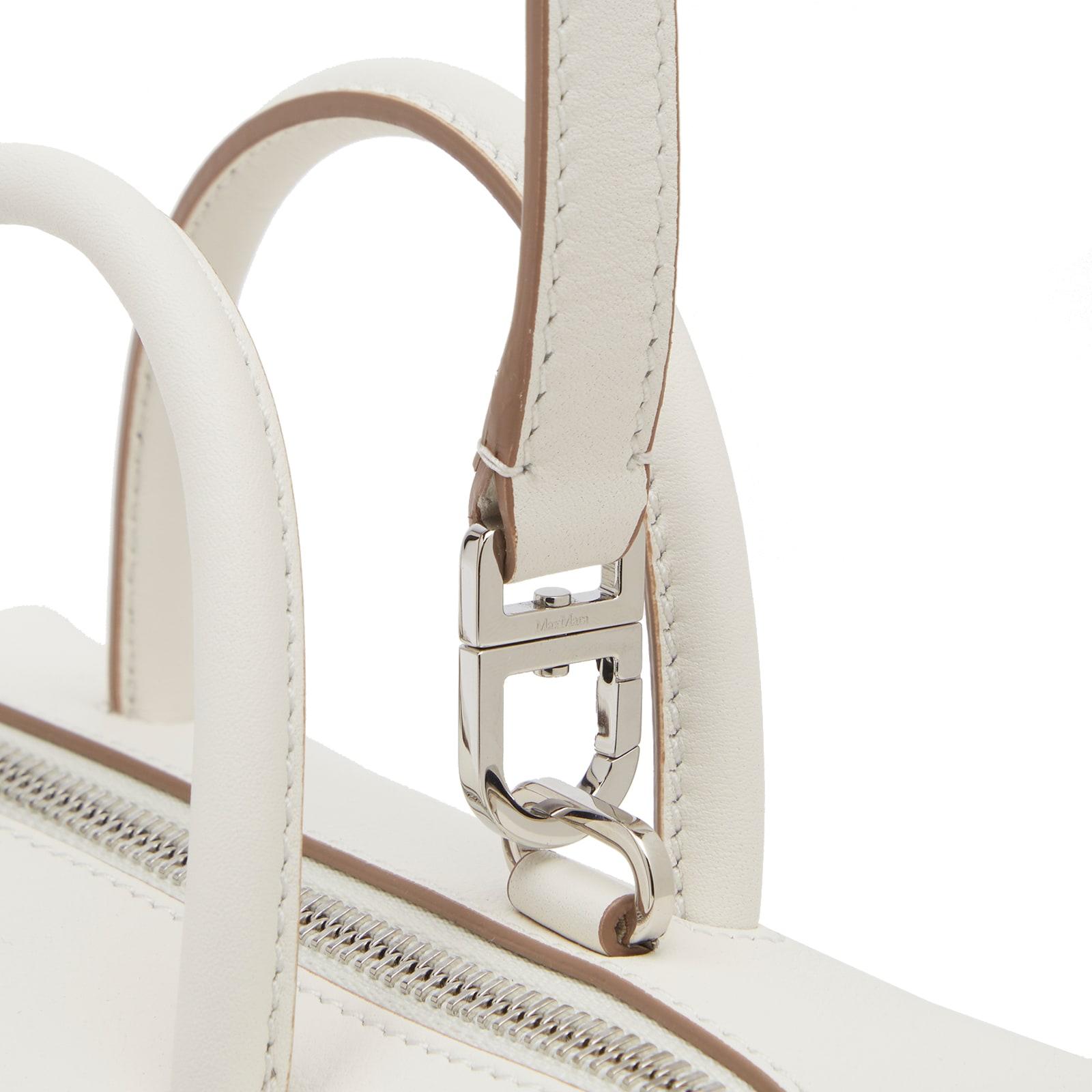 トートバッグ Max Mara HOLDALLSTRING - Natural Leather Satchel Natural leather bowler bag, black | 