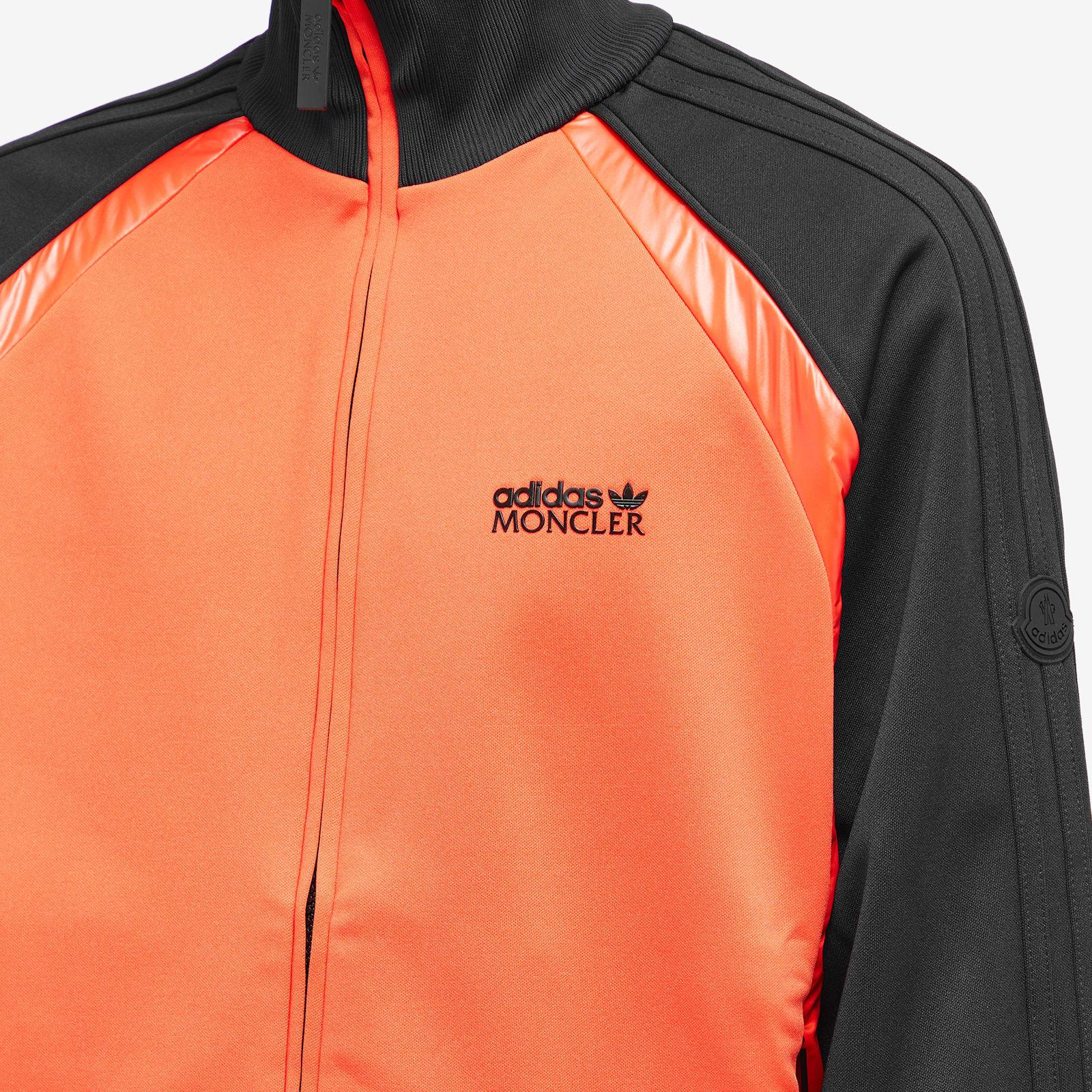 Moncler X Adidas Originals Zip Up Knit Track Jacket in Orange for