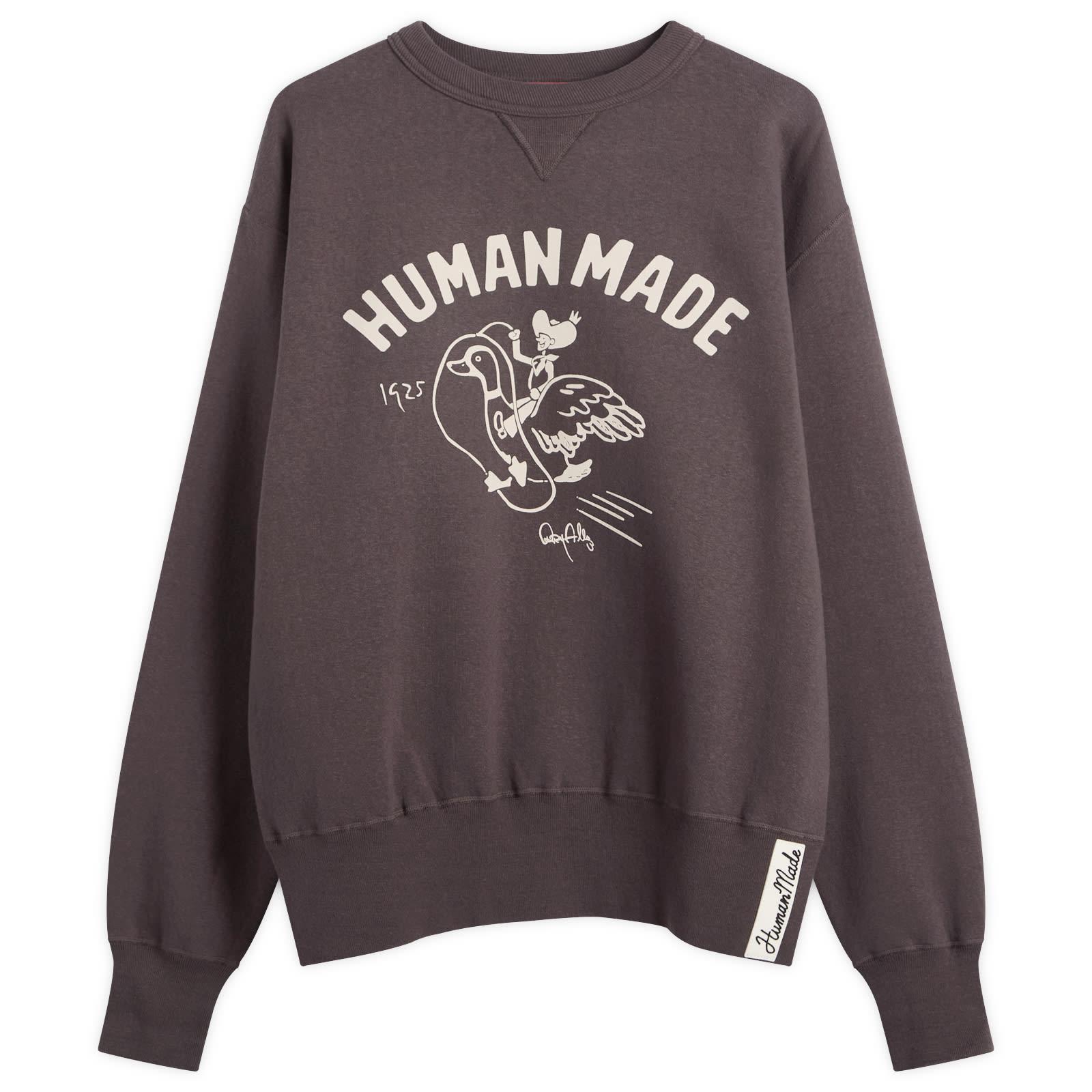 Human Made Lasso Duck Tsuriami Sweatshirt in Brown for Men | Lyst 