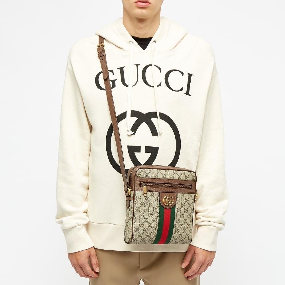 Gucci Canvas Ophidia Cross Body Bag in Brown for Men Lyst