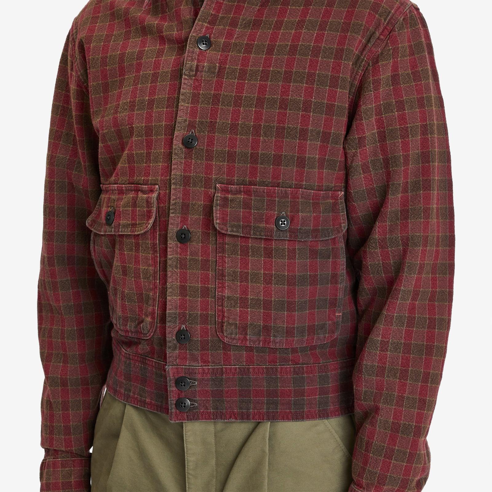 RRL Highway Check Overshirt in Purple for Men | Lyst
