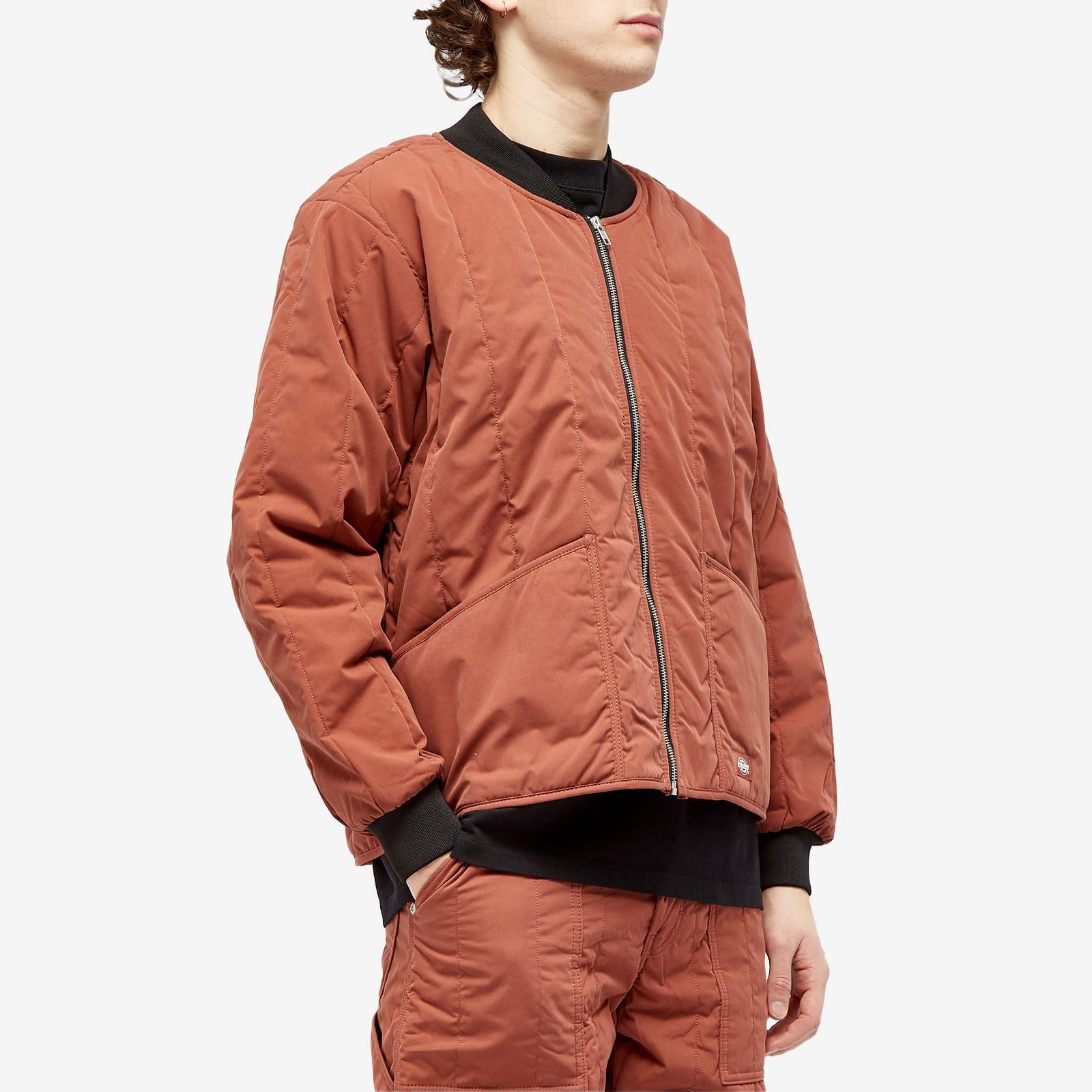 Dickies quilted lined hooded store overshirt with zip utility pocket