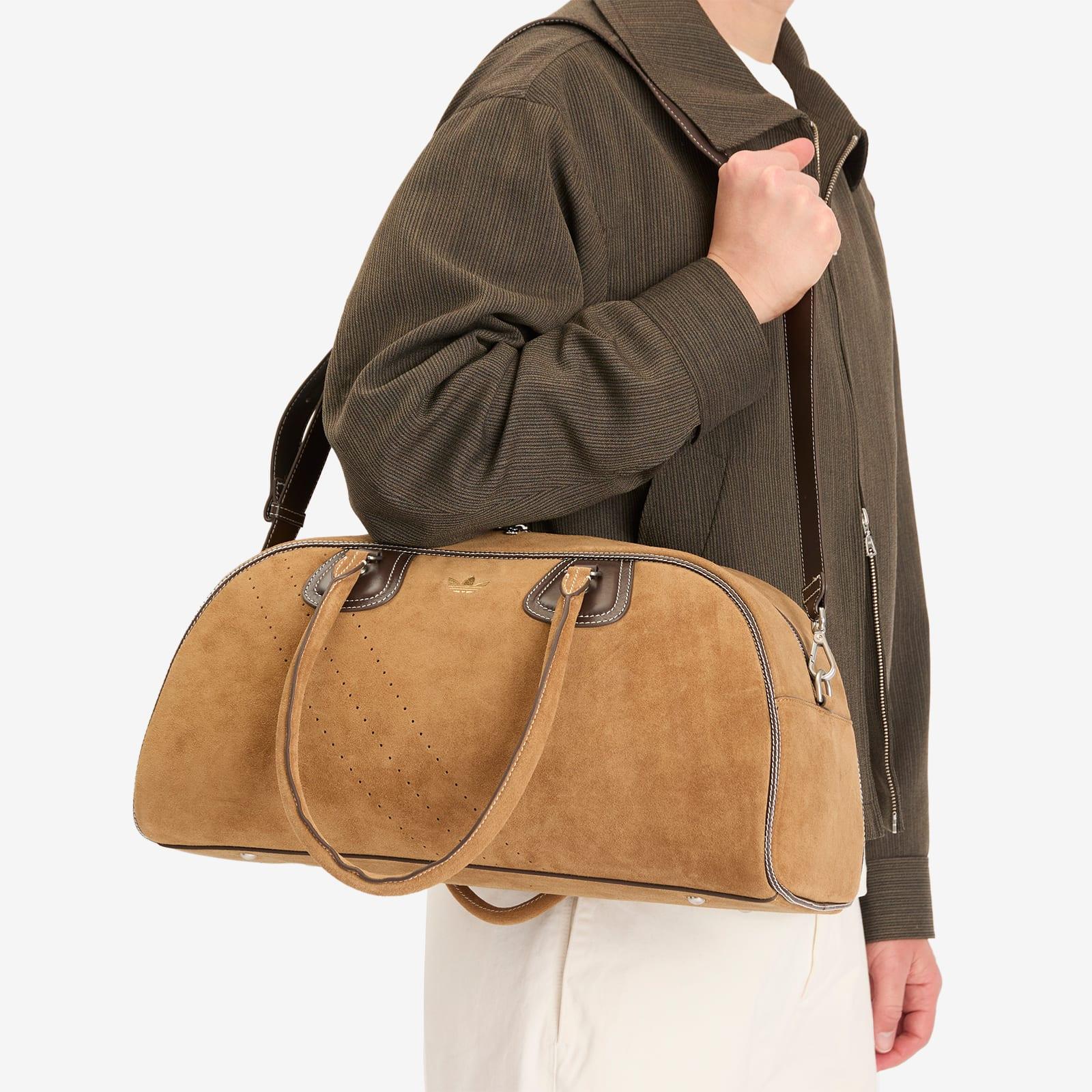 adidas X Wales Bonner Suede Bowling Bag in Brown | Lyst