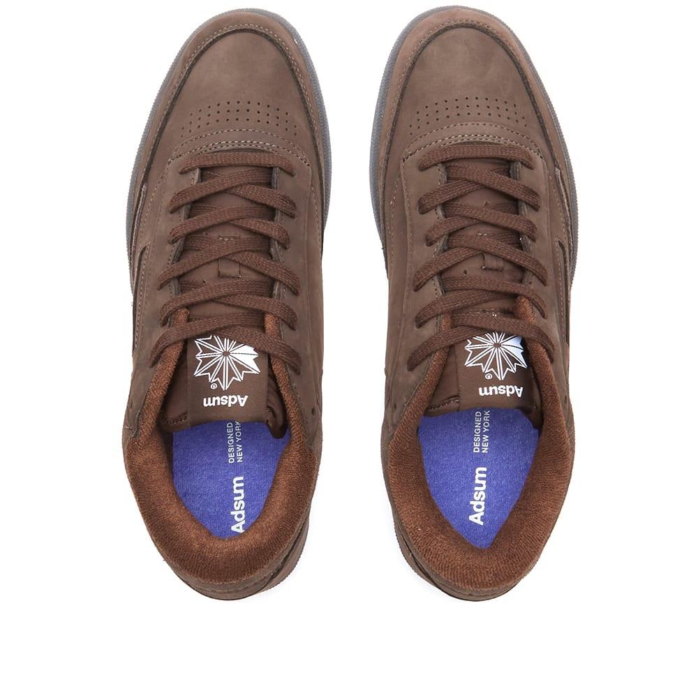Reebok X Adsum Club C Mid Ii Sneakers in Brown for Men | Lyst