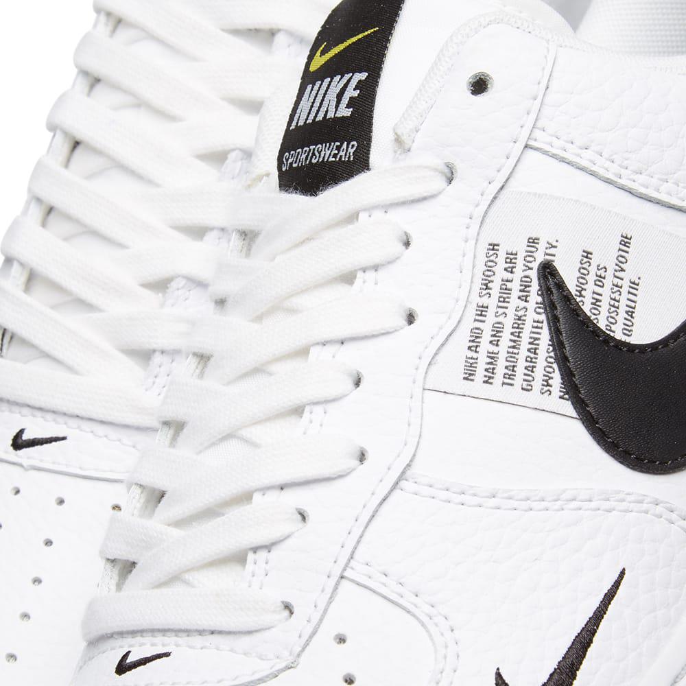 Nike Leather Air Force 1 07 Lv8 Utility Shoes - Size 13 in White/Black ( White) for Men | Lyst