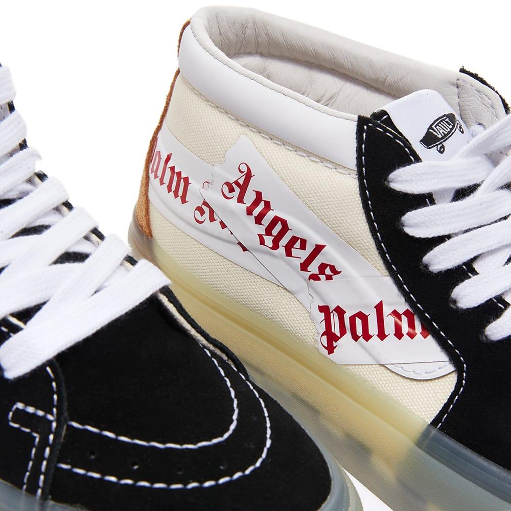 Vans Men's Black X Palm Angels Sk8-mid Vlt Lx Sneakers