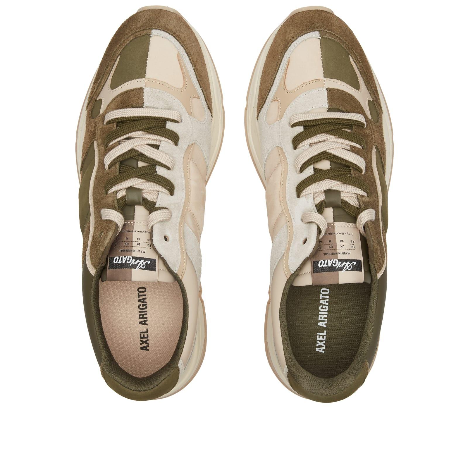 【関税込み】Axel Arigato ベージュ Rush-A スニーカー Axel Arigato Men's Rush 50/50 Sneakers in Beige/White Axel