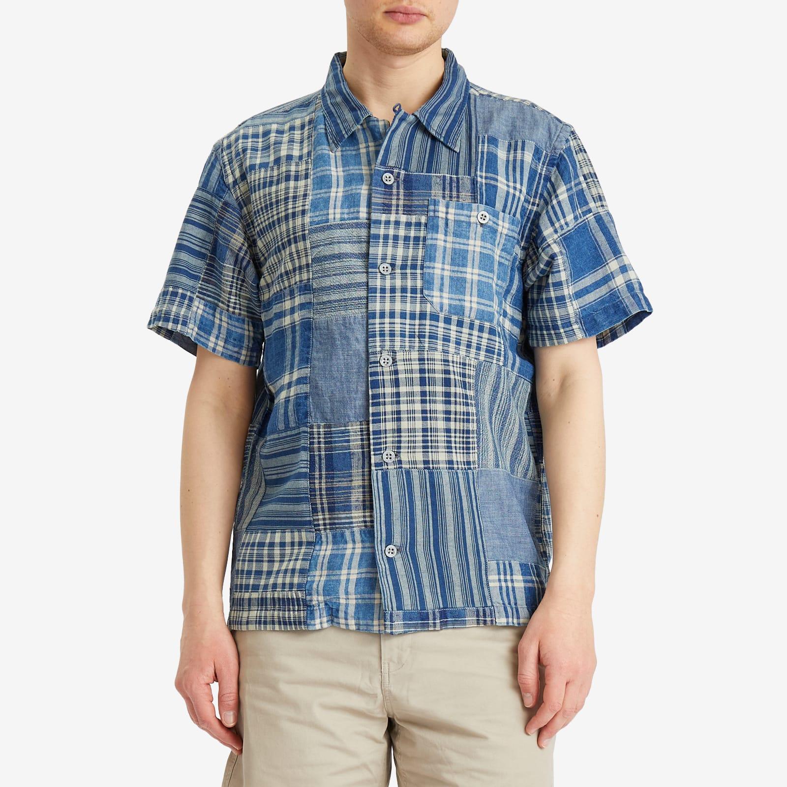 RRL Patchwork Vacation Shirt in Blue for Men | Lyst UK