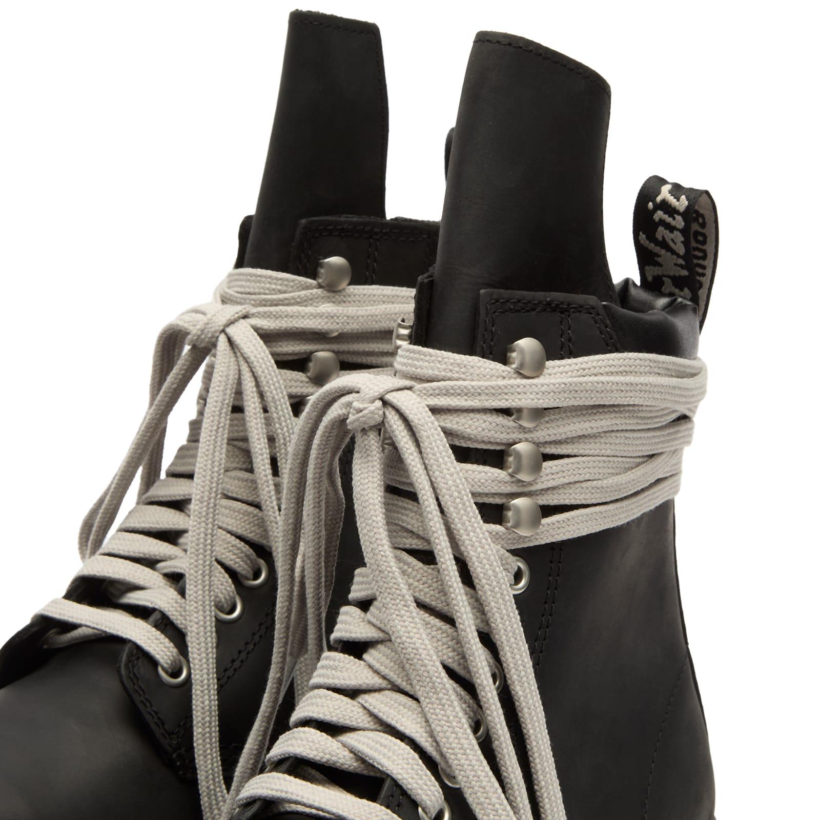 Rick Owens X Dr. Martens Quad Sole Steel Toe Boot in Black | Lyst UK
