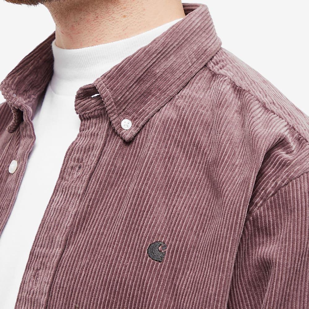 Carhartt WIP Madison Cord Shirt in Purple for Men | Lyst