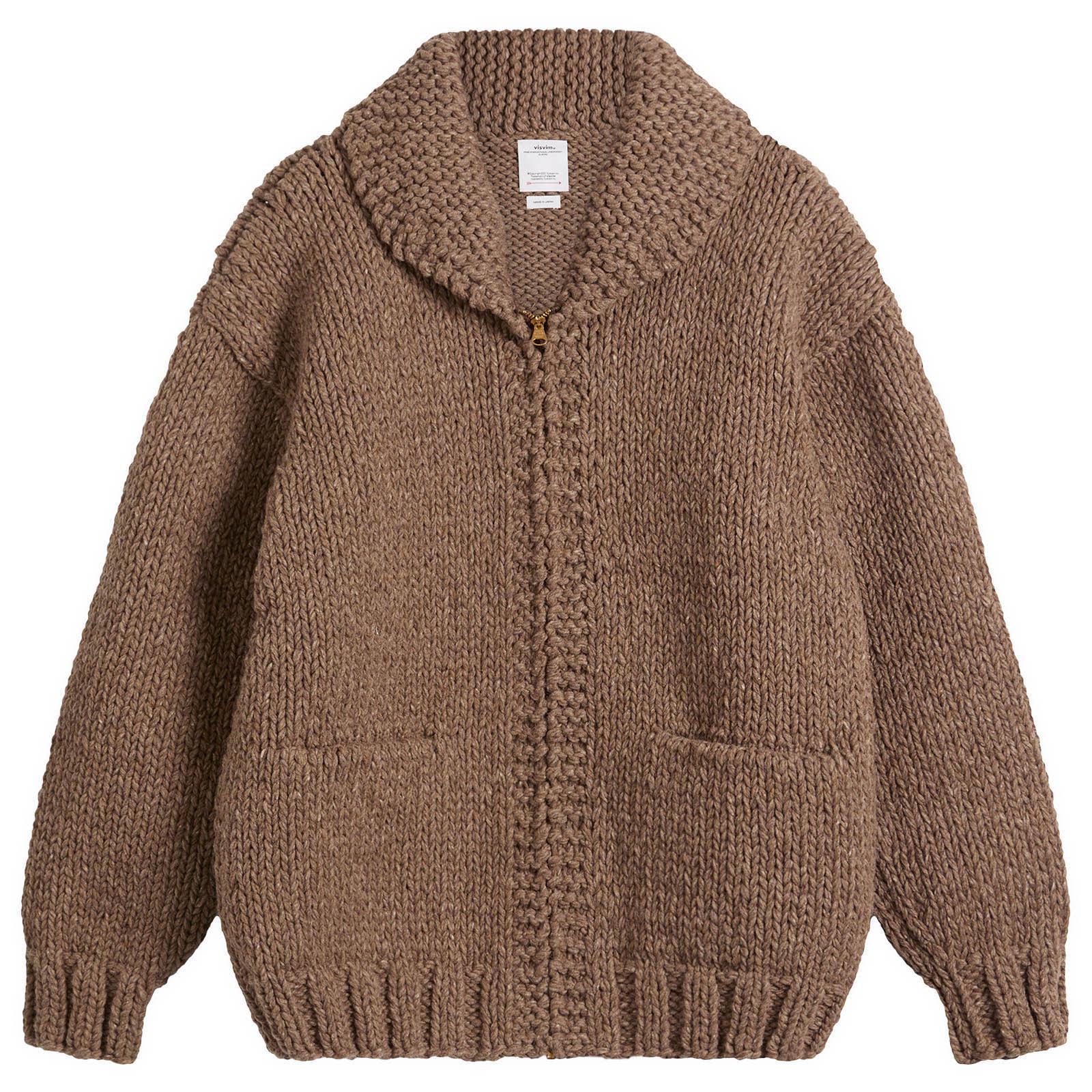 Visvim Cowichan Hand Knit in Brown for Men | Lyst