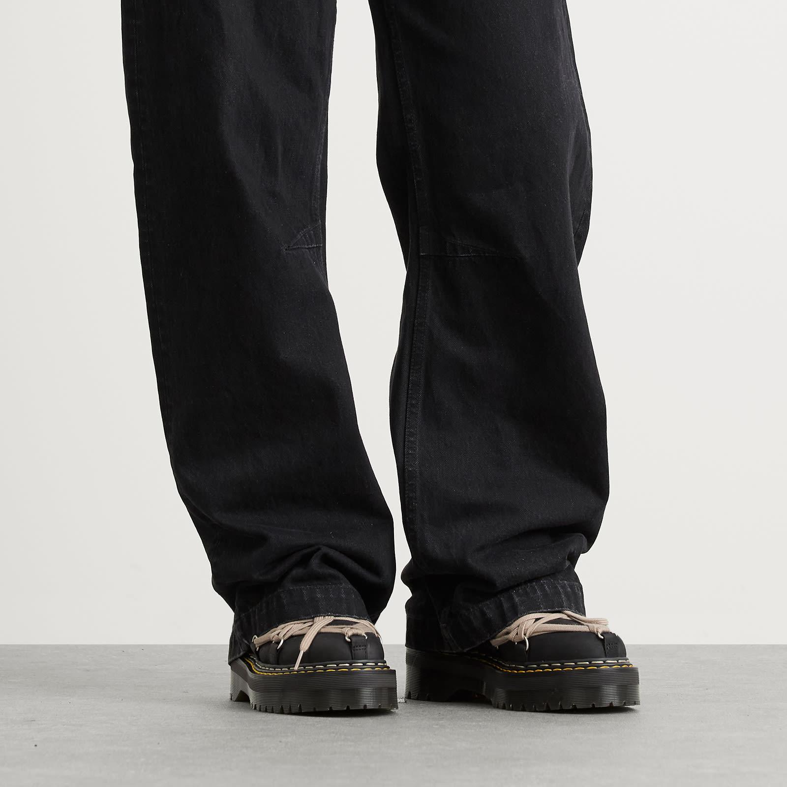 Rick Owens X Dr. Martens 1460 Quad Sole Megalace Ankle Boot in 