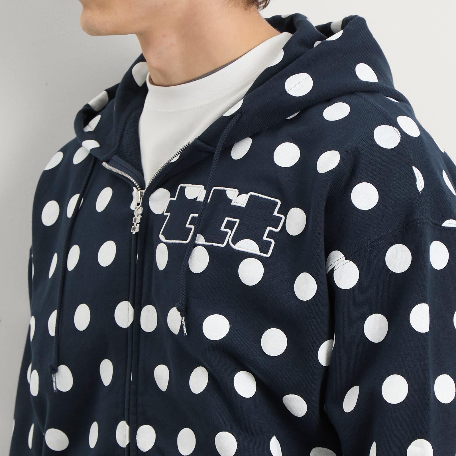 s*様 TTT MSW Dot zip up hoodie（NAVY） M si TTT MSW Dot Logo Zip Hoodie in Blue for Men | Lyst Canada