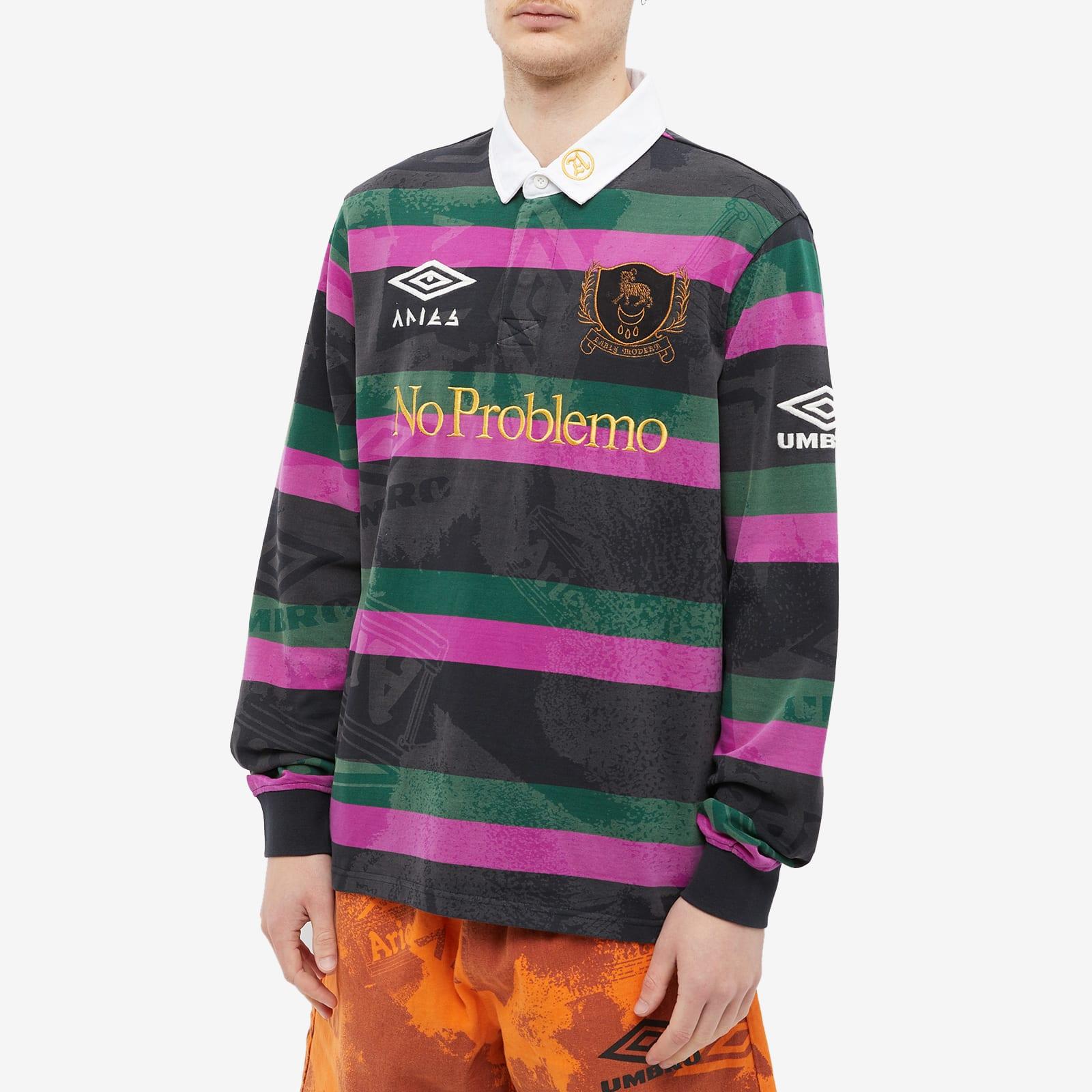 ARIES × UMBRO RUGBY SHIRT LaseredRugbyShirtBlkPrp.jpg