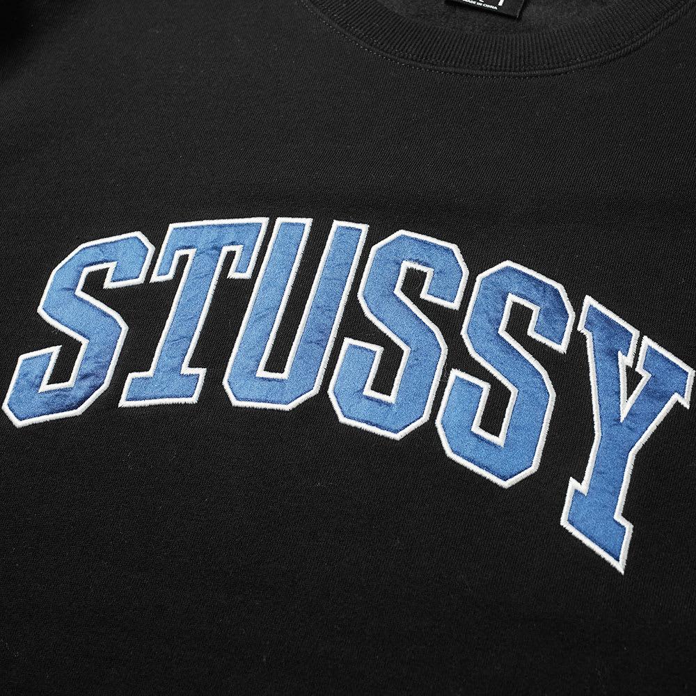 Stussy Arch Applique Crew Sweat in Black for Men Lyst Australia