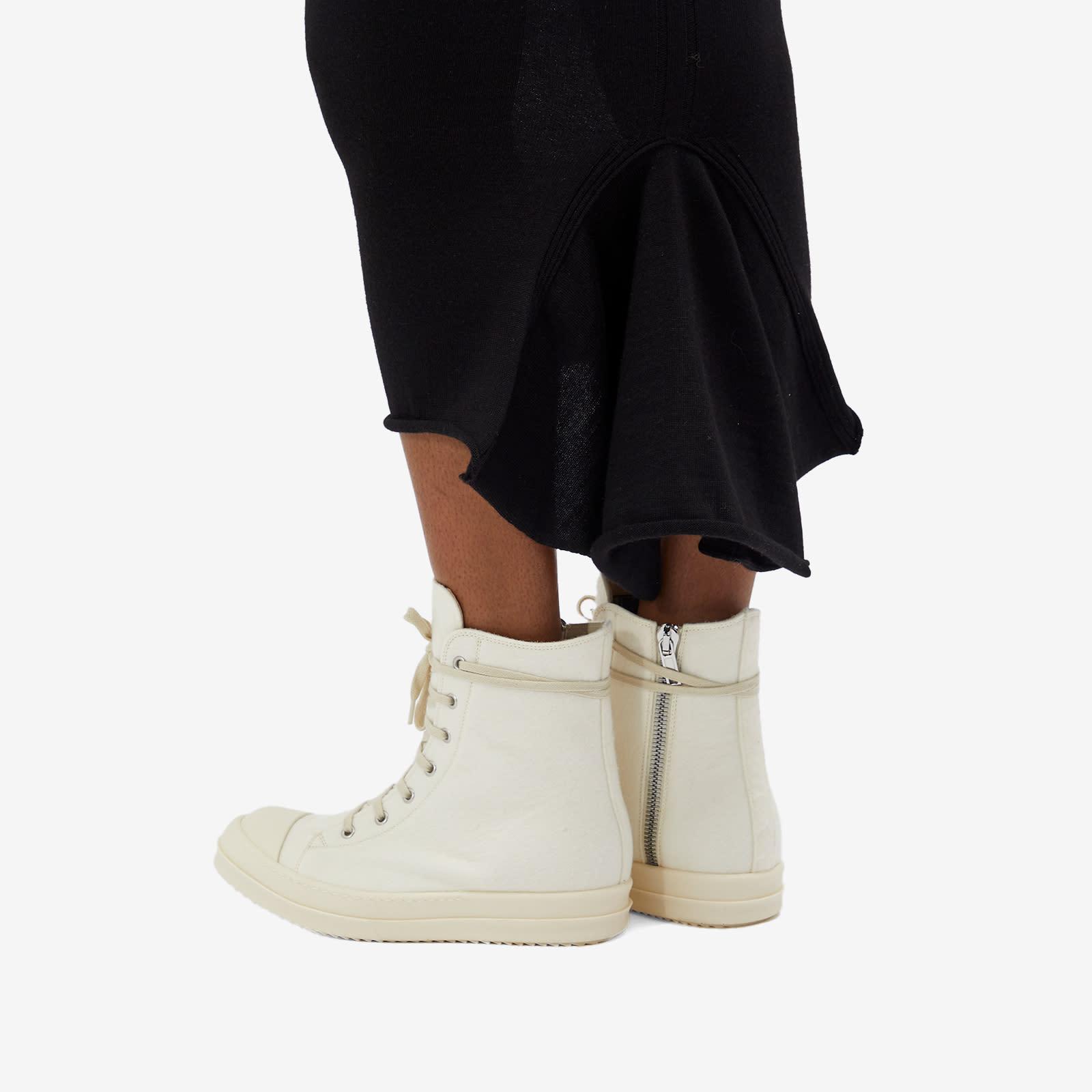Rick Owens Calf Dauphine Skirt in Black | Lyst