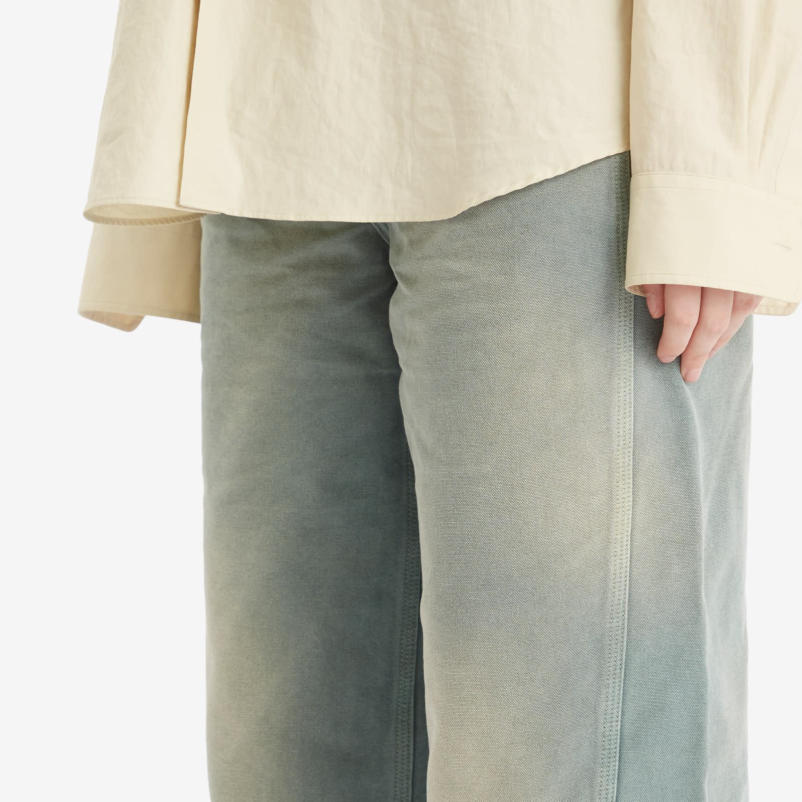 AURALEE Organic Cotton Duck Pants in Green | Lyst