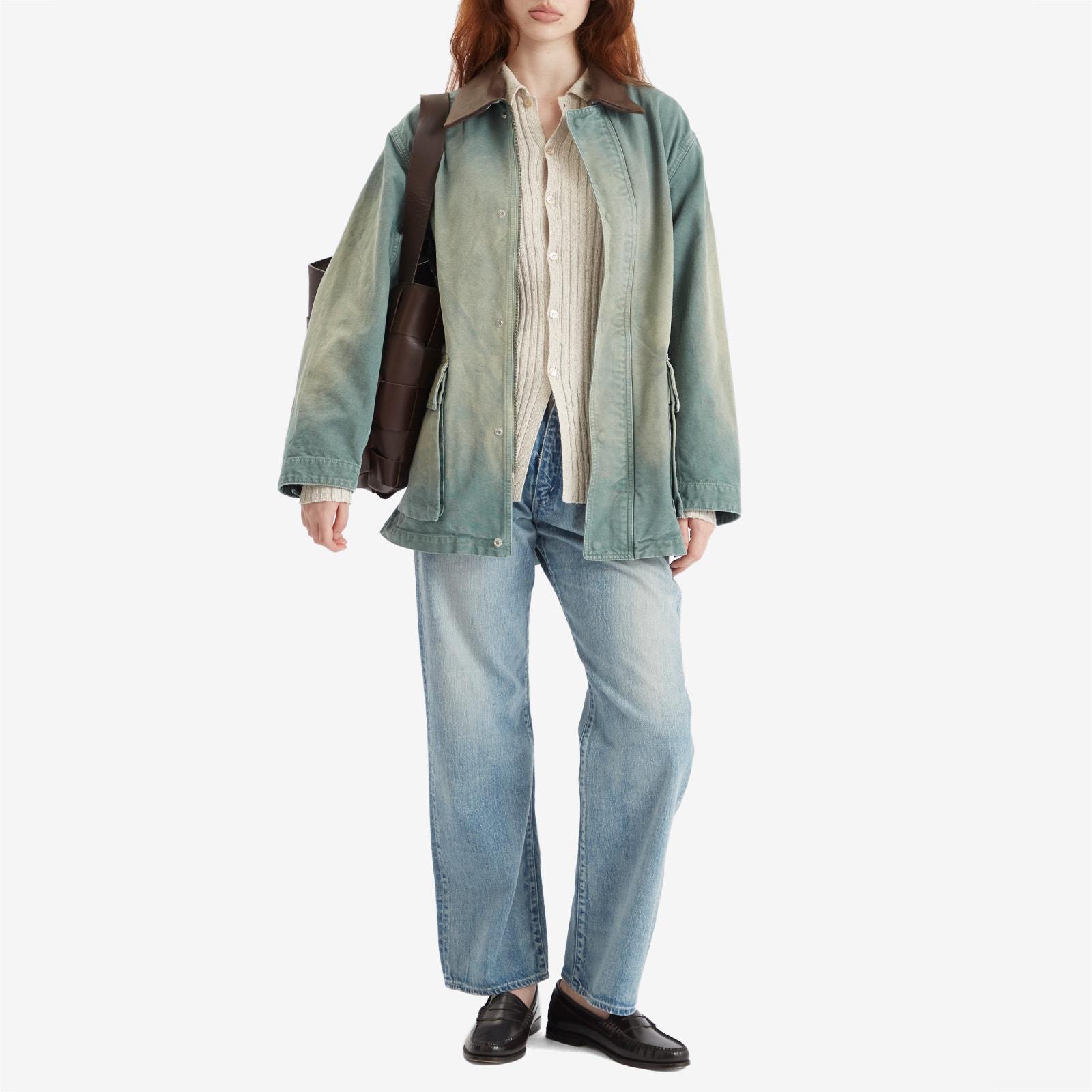 AURALEE Organic Cotton Duck Blouson in Green | Lyst