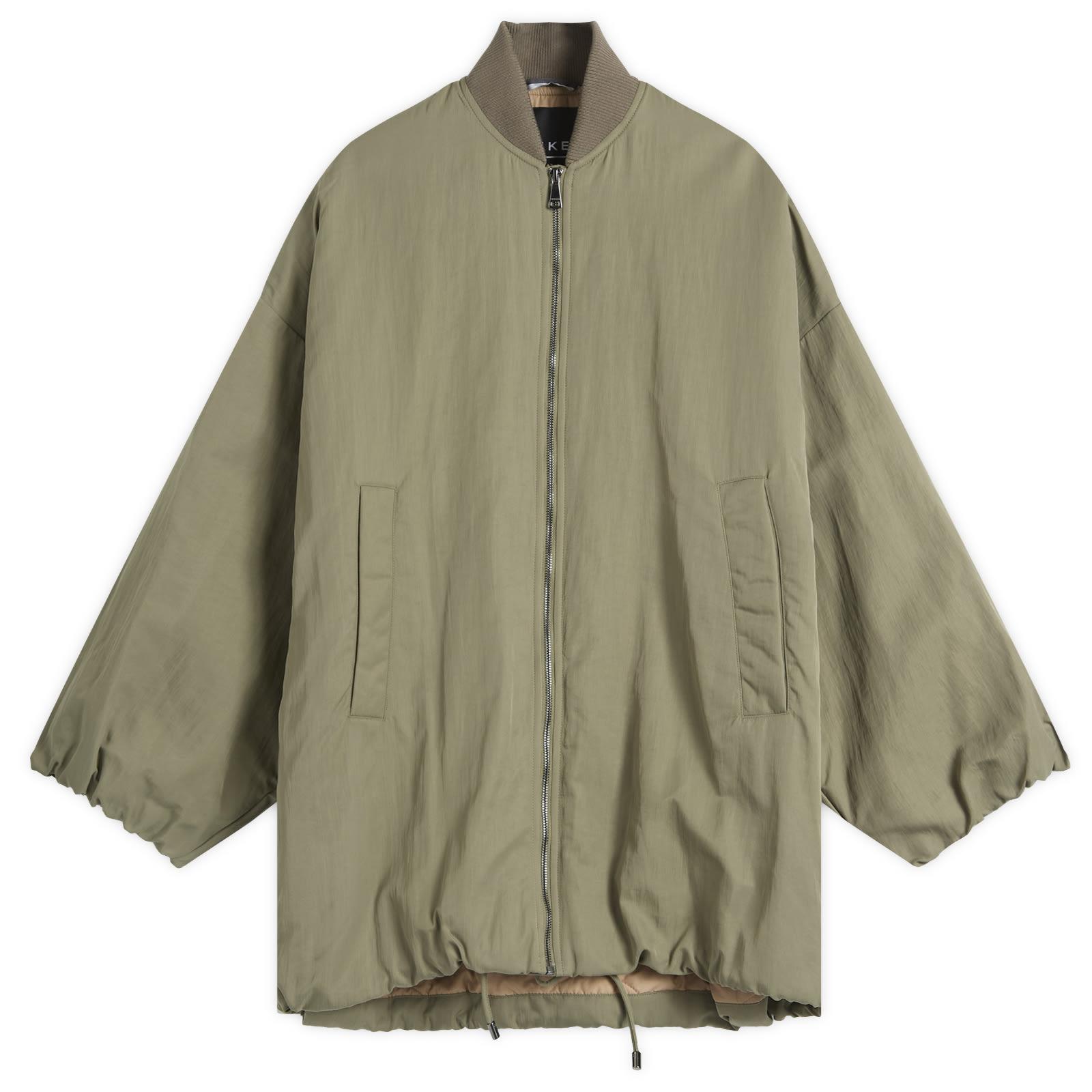 Weekend by Maxmara Albero Longline Bomber Jacket in Green | Lyst