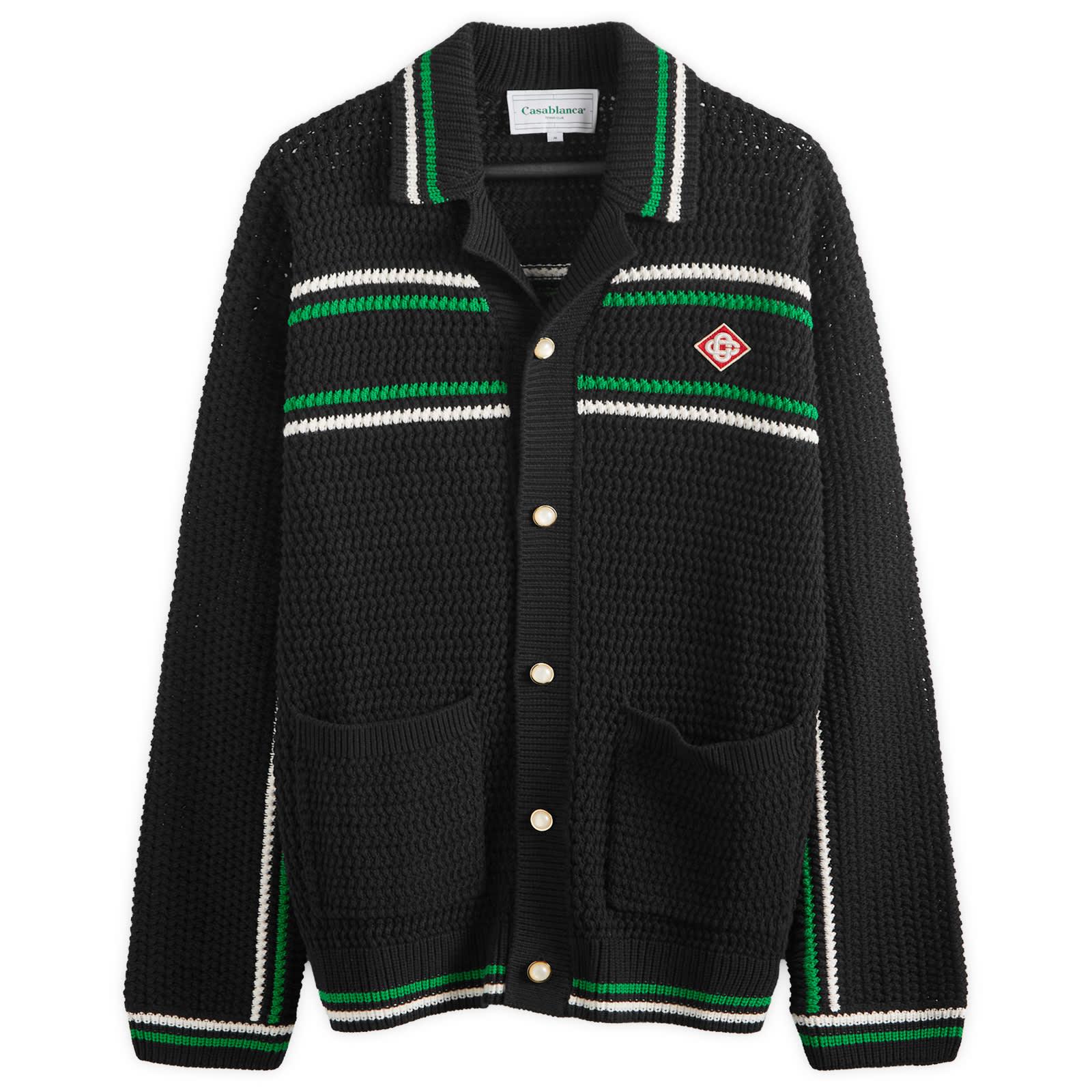 Casablanca カサブランカ ニットシャツ Tennis Shacket Casablanca カサブランカ ニットシャツ Tennis Shacket