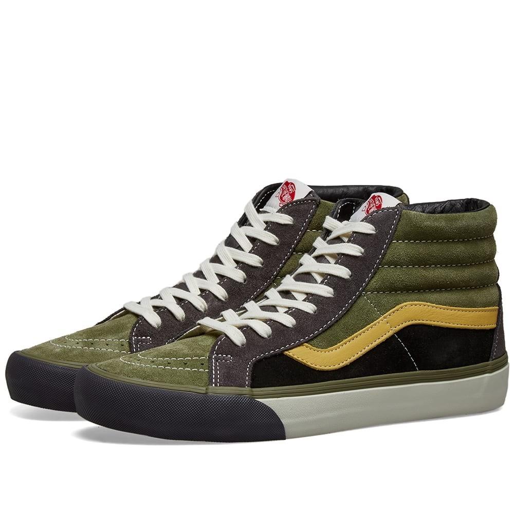 Vans Suede Sk8-hi Reissue Vlt Lx in Green for Men - Lyst