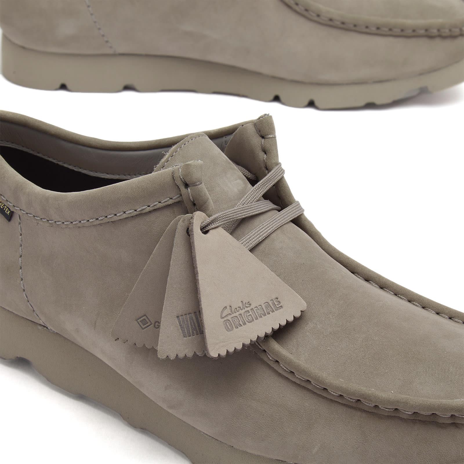 Clarks Wallabee Gtx in Gray for Men | Lyst