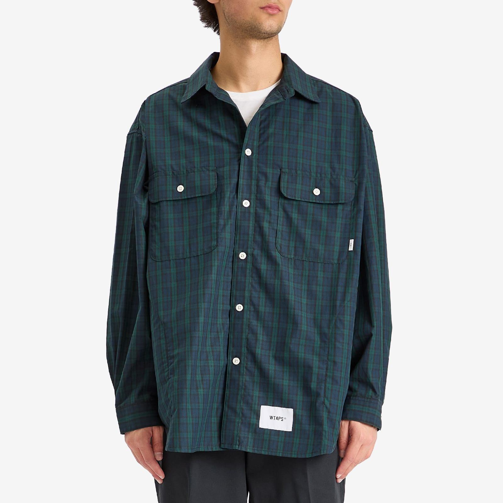 WTAPS Broadcloth Watch Check Shirt in Blue for Men | Lyst
