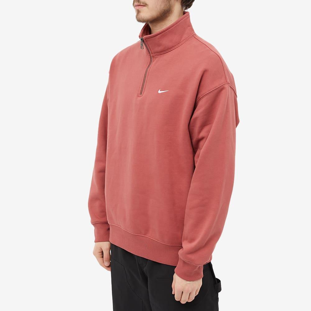 pink nike half zip men's