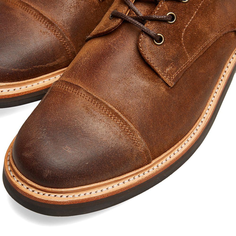 grenson joseph commando sole toe cap boot