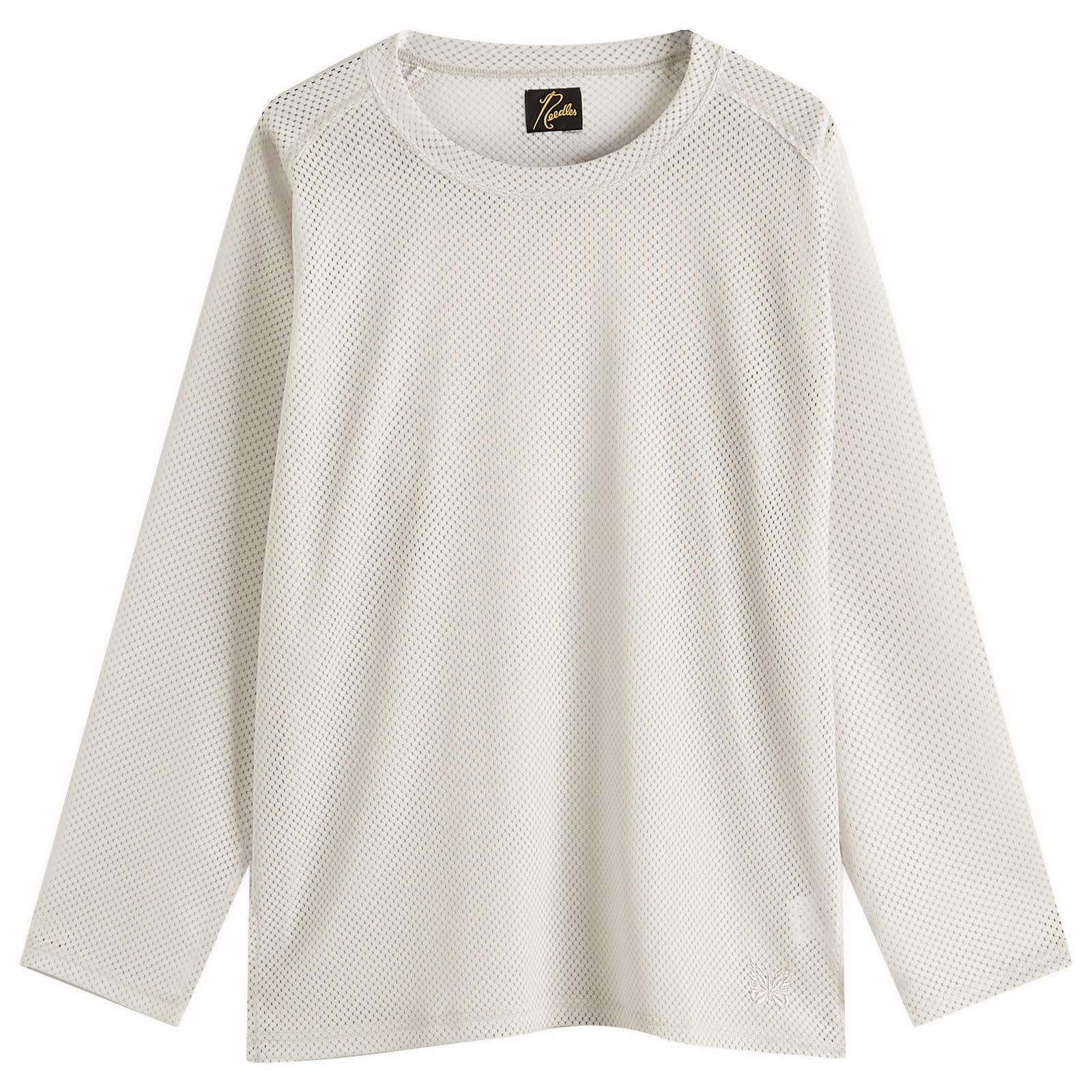 LS Crew Neck T-Shirt – Purple/Sax Blue | Needles | Nepenthes