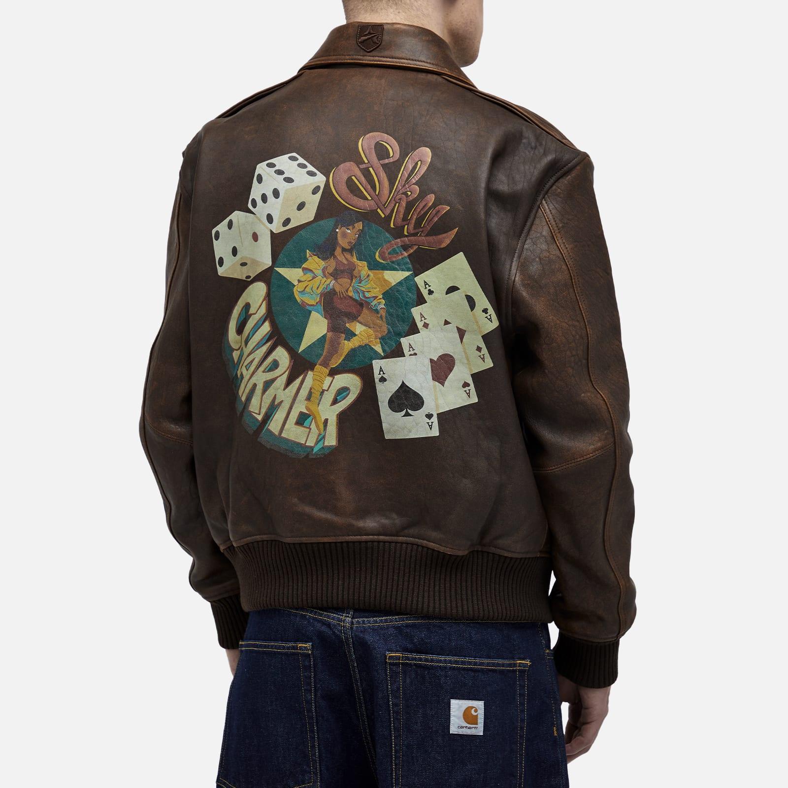 AVIREX A-2 ゴートスキン flight jacket leather Avirex DSCP A-2